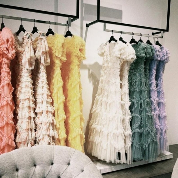 BHLDN Needle & Thread Dress size US 6 $749 - Picture 9 of 11